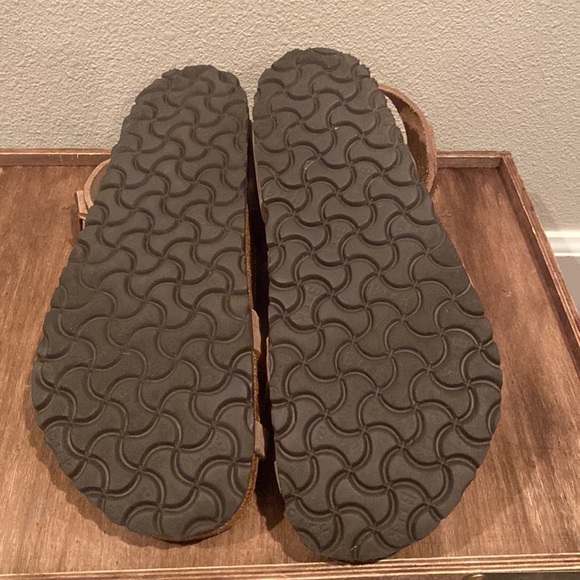 Birkenstock Brown Leather Ankle Wrap Sandals size 41 (10) - Picture 5 of 5